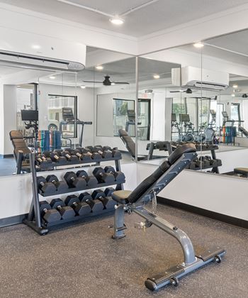 Two level fitness center